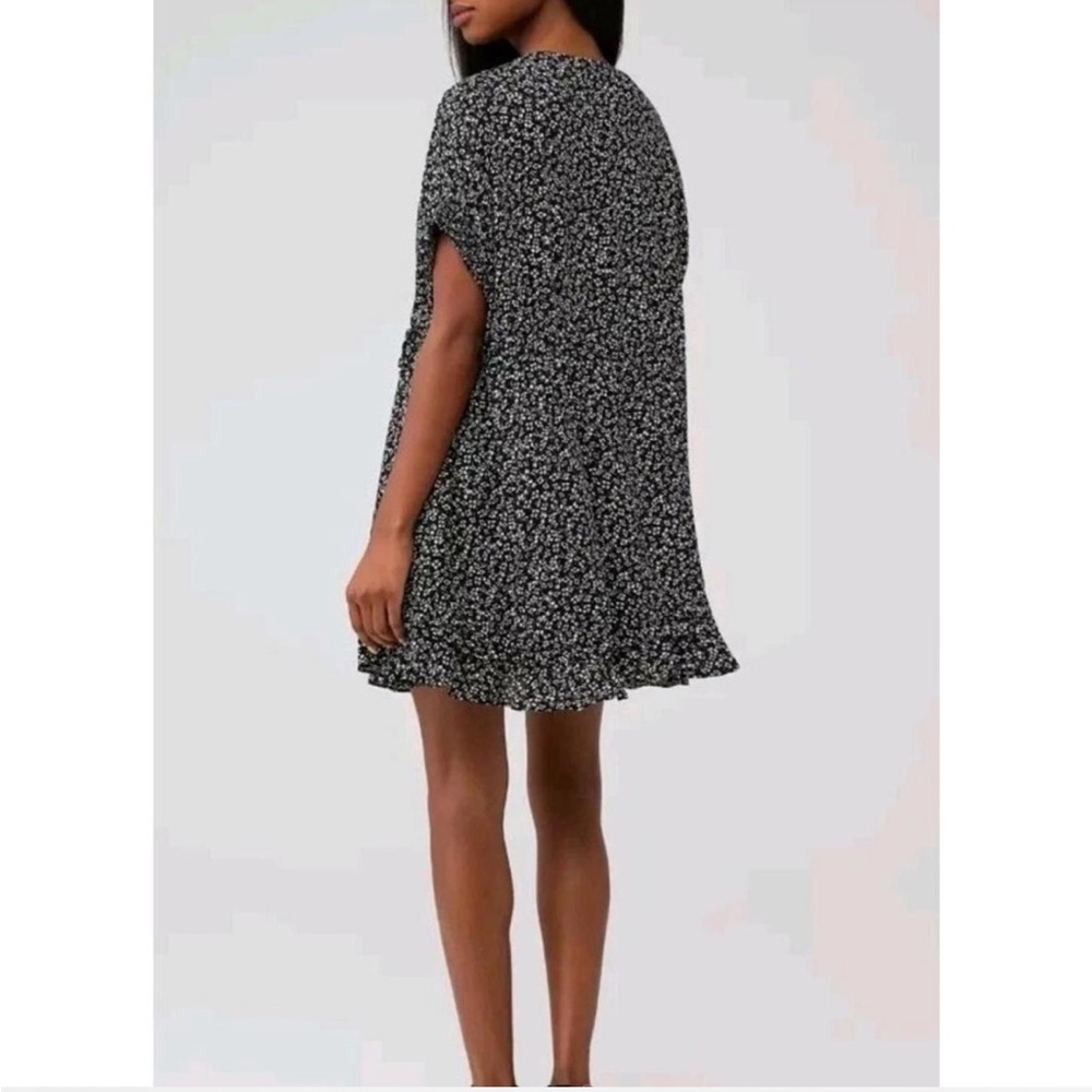 Free People One Fine Day Mini Floral Black Babydoll Dress - Picture 4 of 10